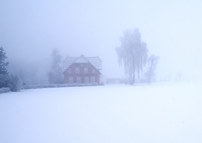 Wintertag im Harbergen Retreat Zentrum